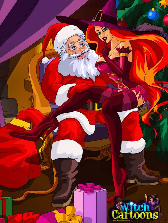 Cartoon Santa Porn - Santa and hot babe â€“ Witch Porn Cartoons